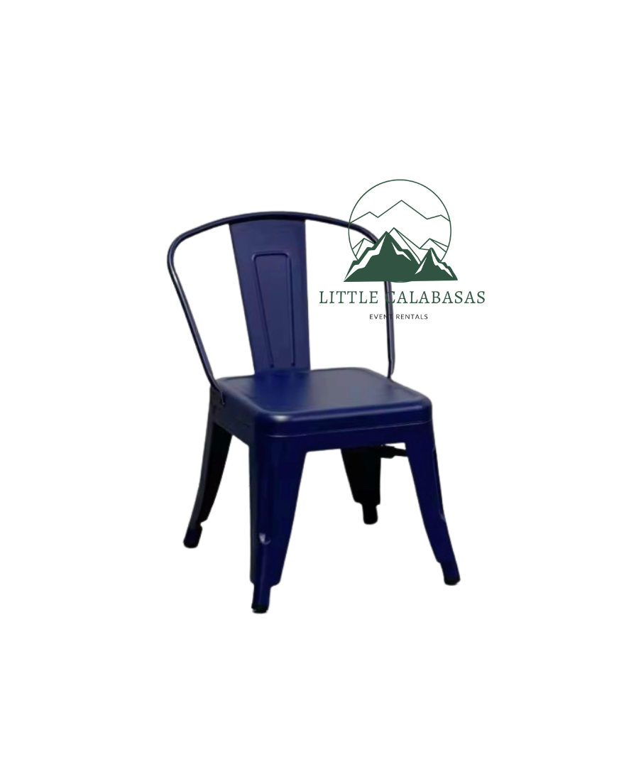 Navy Kids Kids Metal Chair - Coming February 2026
