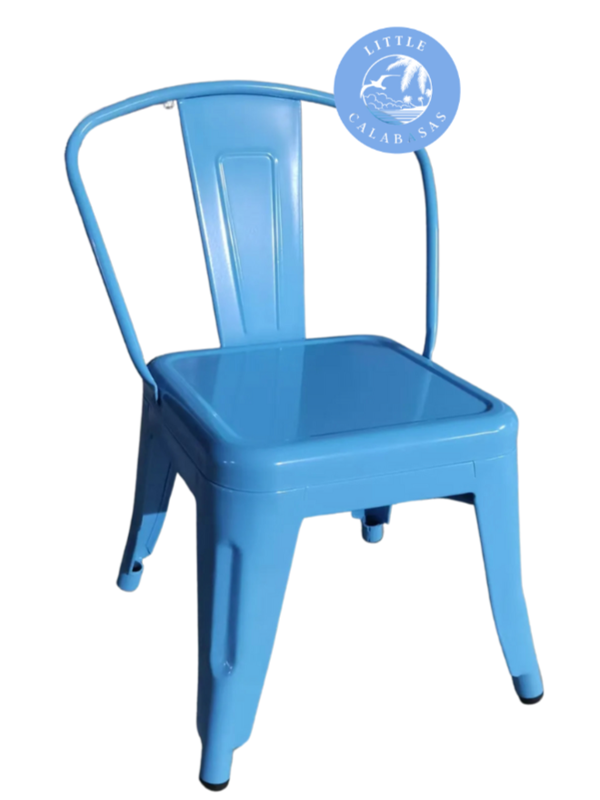 Blue Kids Metal Chair