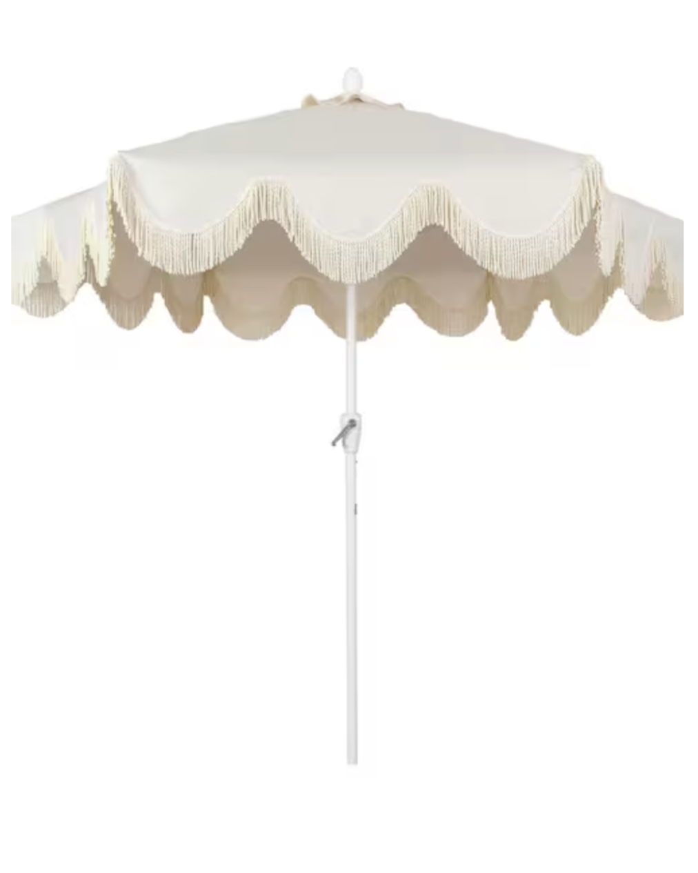 Scalloped Fringe Market Umbrella- New!