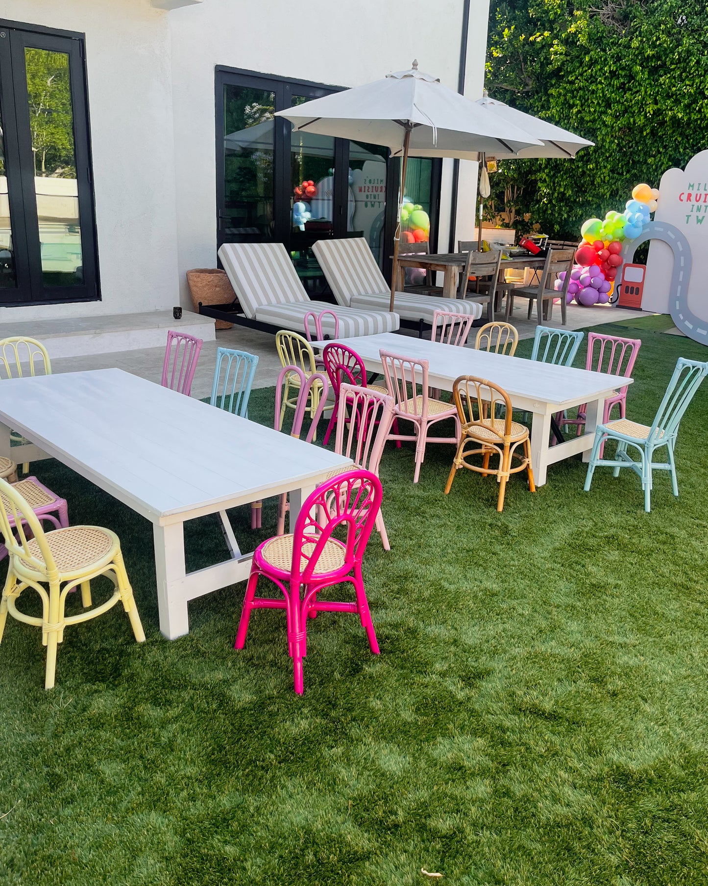 Mixed Rattan Kids Dining Set - New!
