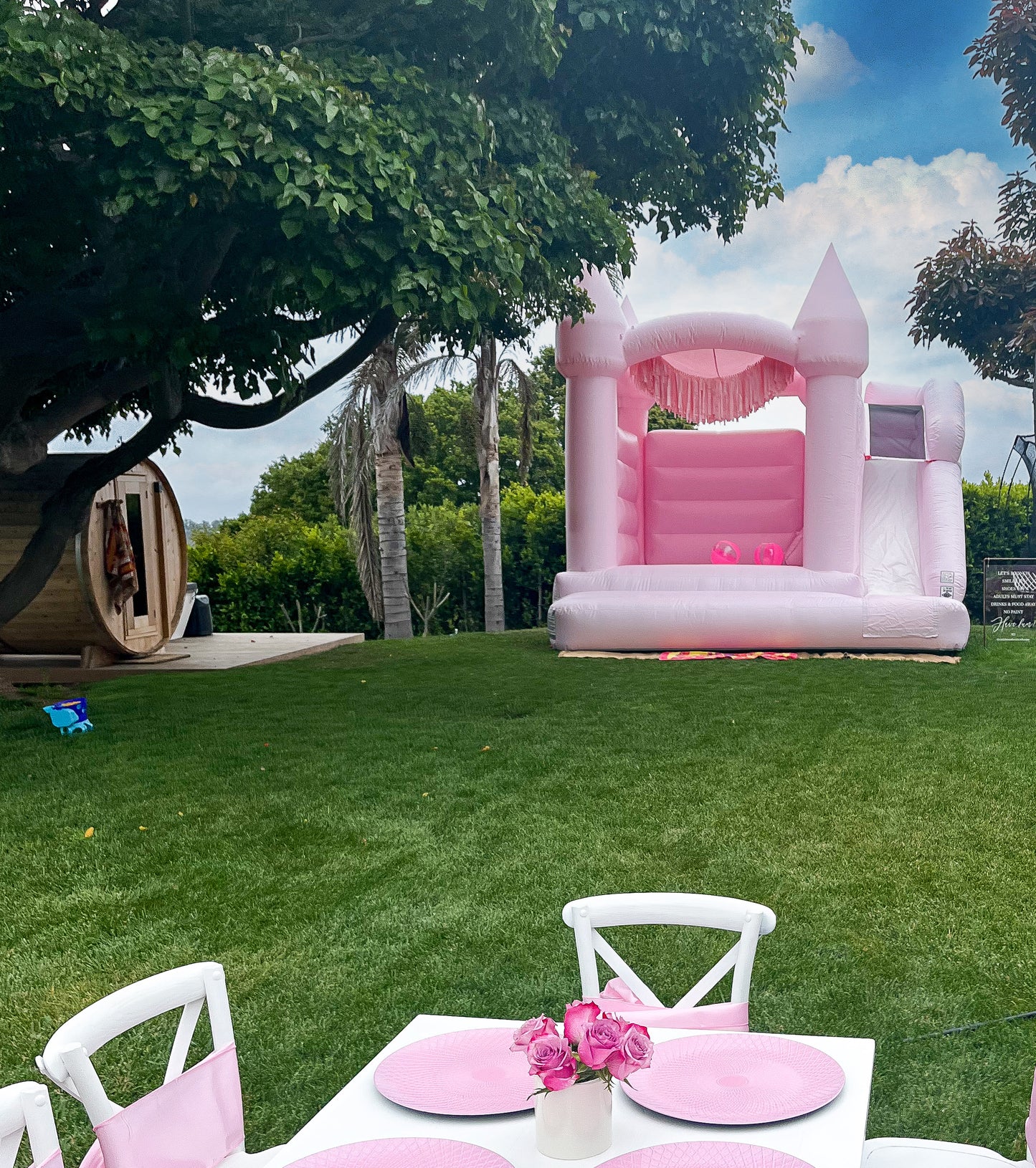 County Line Bounce House with Slide