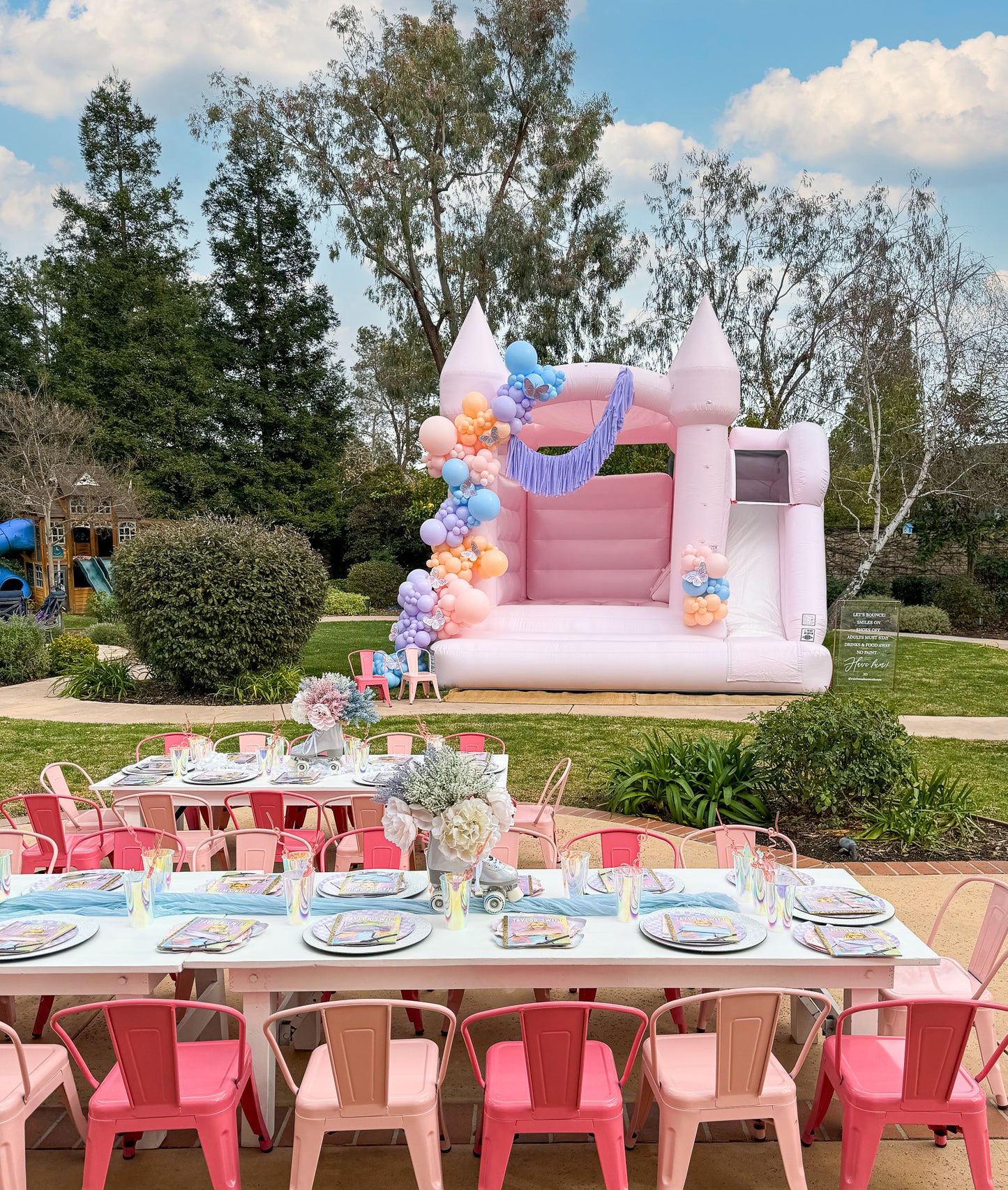 County Line Bounce House with Slide
