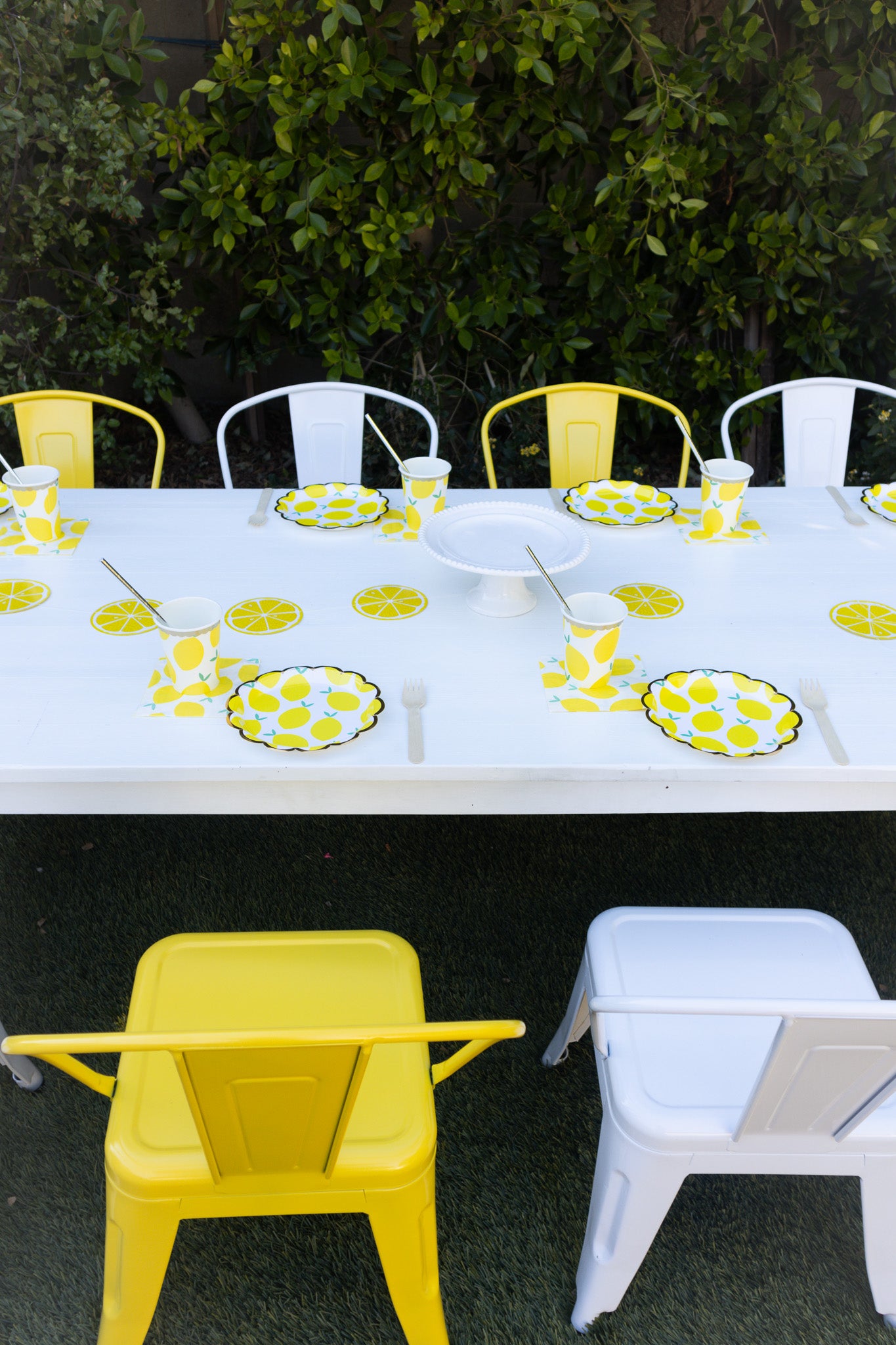 White Kids Metal Chairs - New!