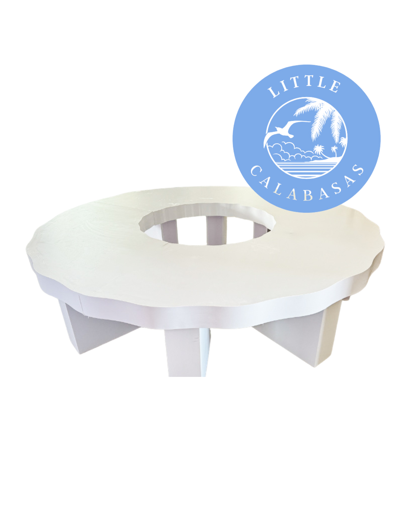 Scalloped Kids Round Table -NEW!