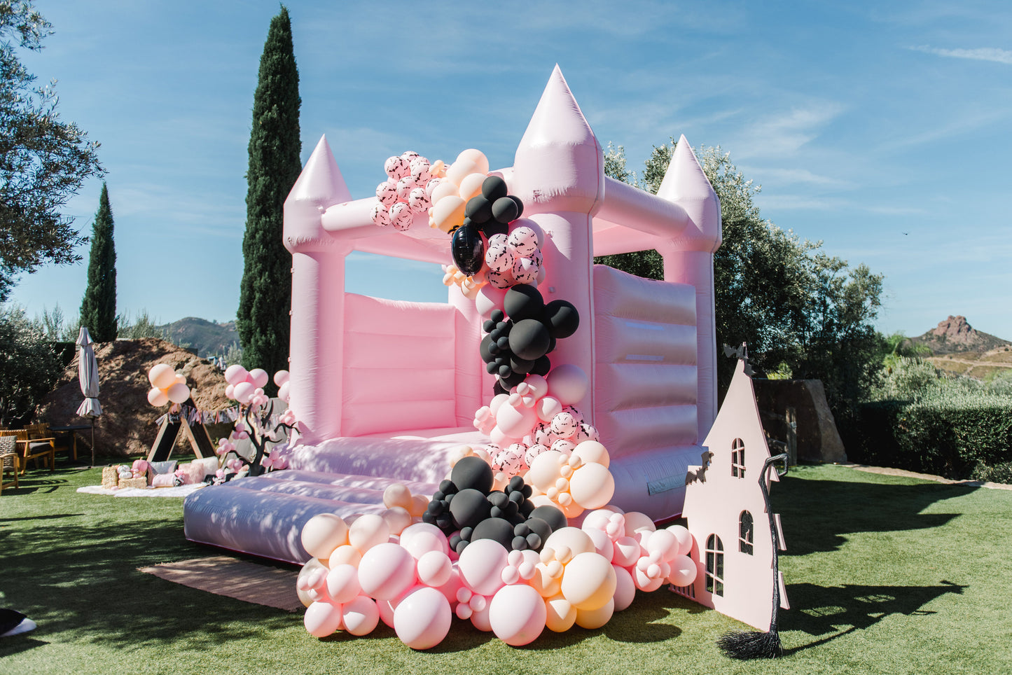 Hollister Bounce House- Pastel Pink