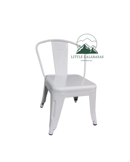 White Kids Metal Chairs - New!