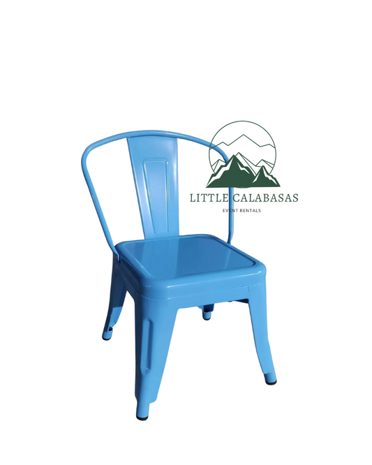 Blue Kids Metal Chair