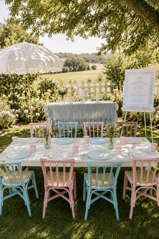 Topanga Kids Dining Set in Rattan - New!