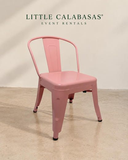 Pink Kids Metal Chair