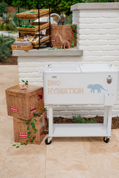 White Drink Cooler --NEW!