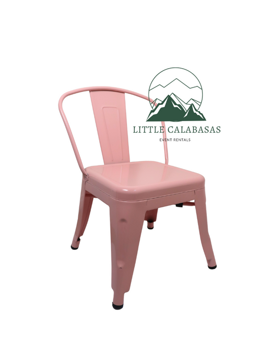 Pink Kids Metal Chair