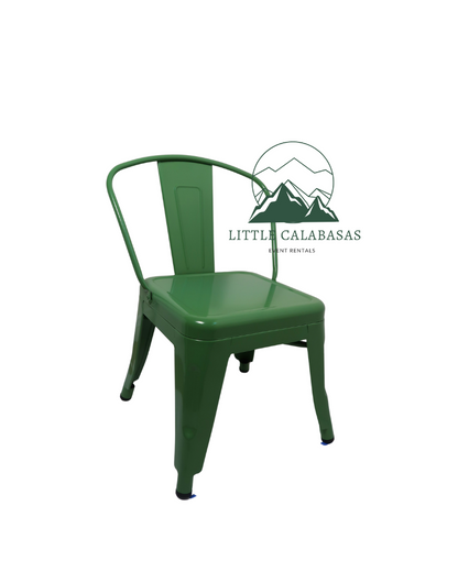 Green Kids Metal Chair