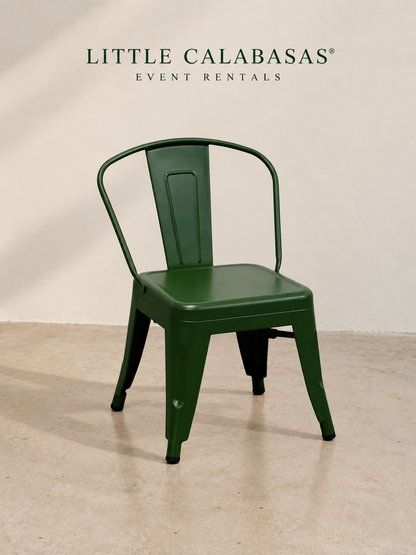 Hunter Green Kids Chair - NEW!
