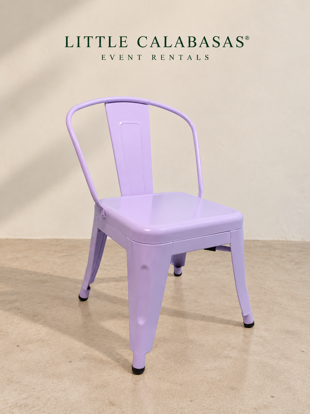 Lavender Kids Metal Chair