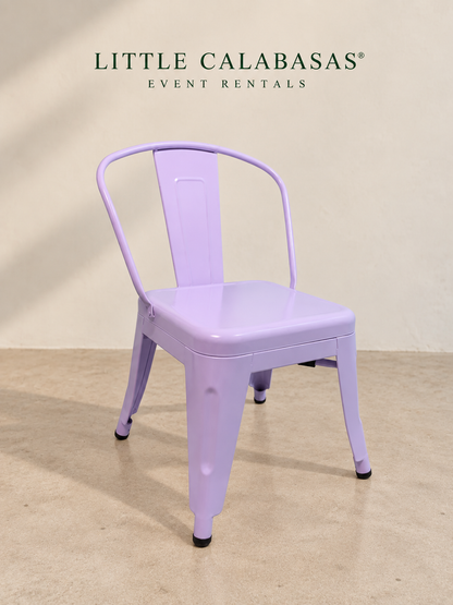 Lavender Kids Metal Chair