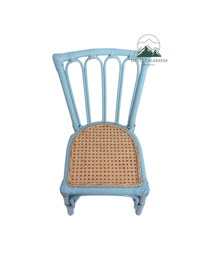 Light Blue Rattan Chair - New!