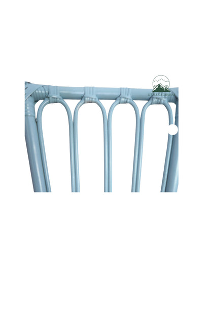 Light Blue Rattan Chair - New!