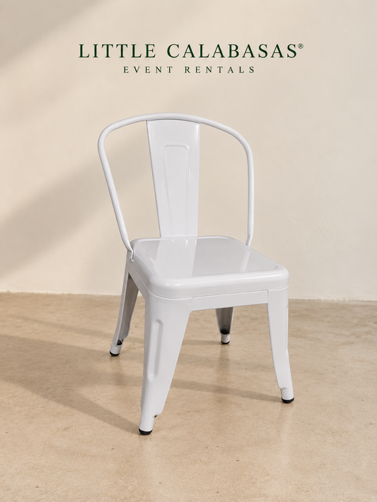 White Kids Metal Chairs - New!