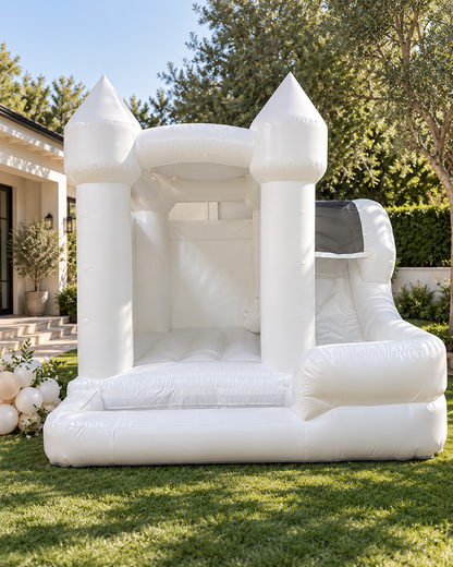 Little Dume Mini Bounce House with Slide & Ball Pit - New!