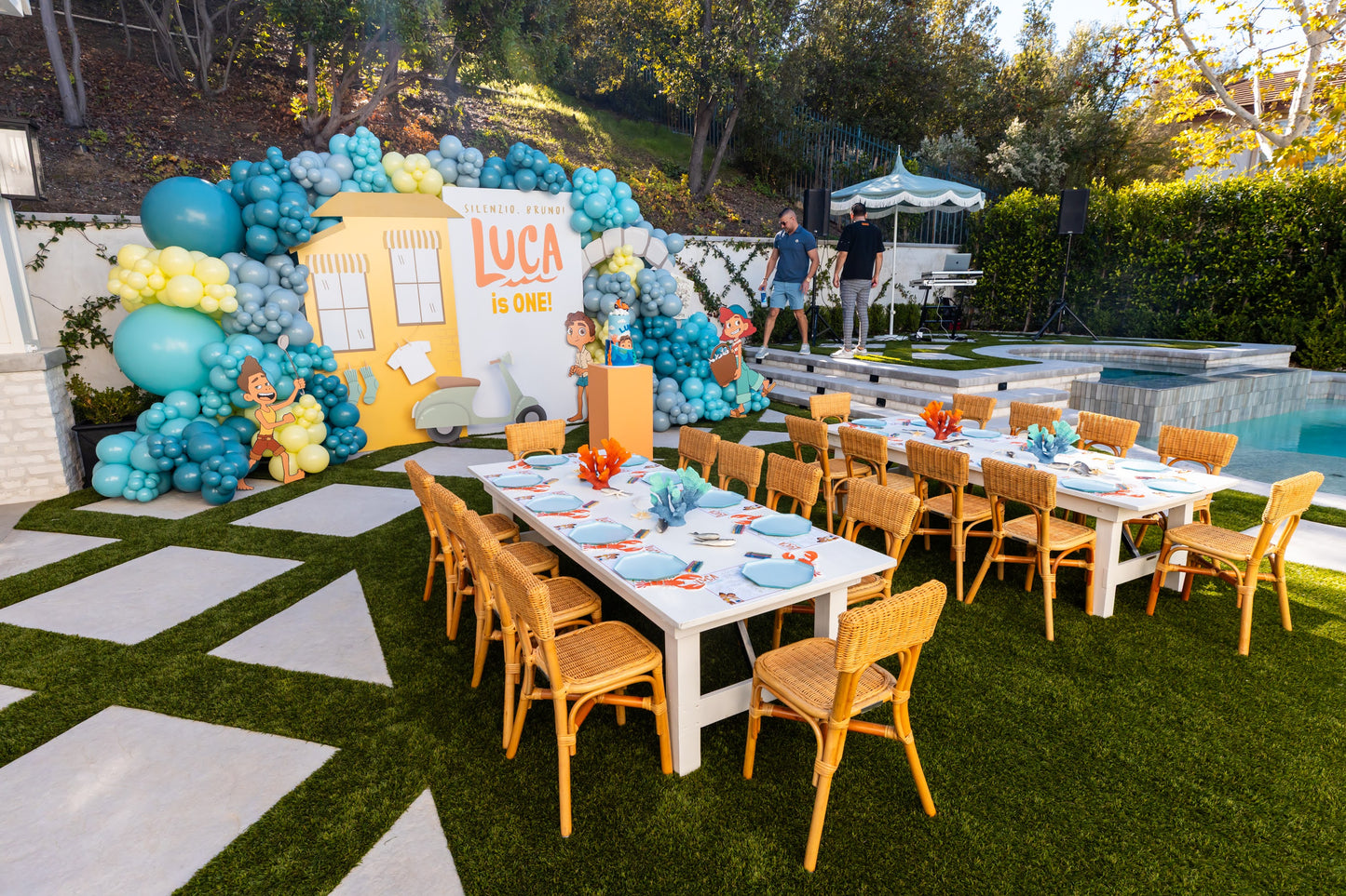 Napoli Kids Dining Set in Natural Wood