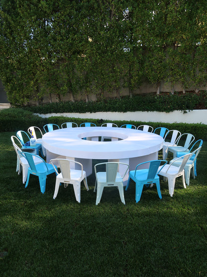 Valley Circle Dining Set- Scalloped or Flat Edged
