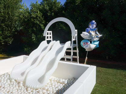 Sea Vista Ball Pit with Double Slide 8X10- New!