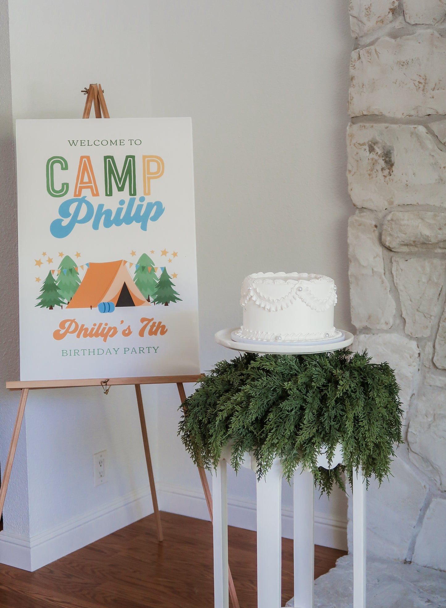 Custom Sign with Wood Easel - New!