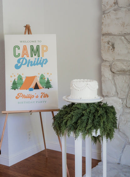 Custom Sign with Wood Easel - New!