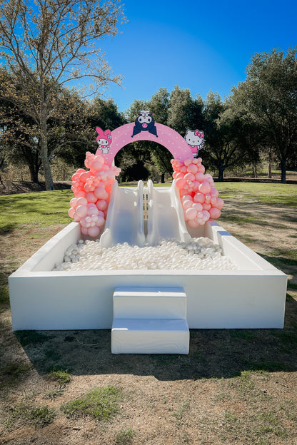 Sea Vista Ball Pit with Double Slide 8X10- New!