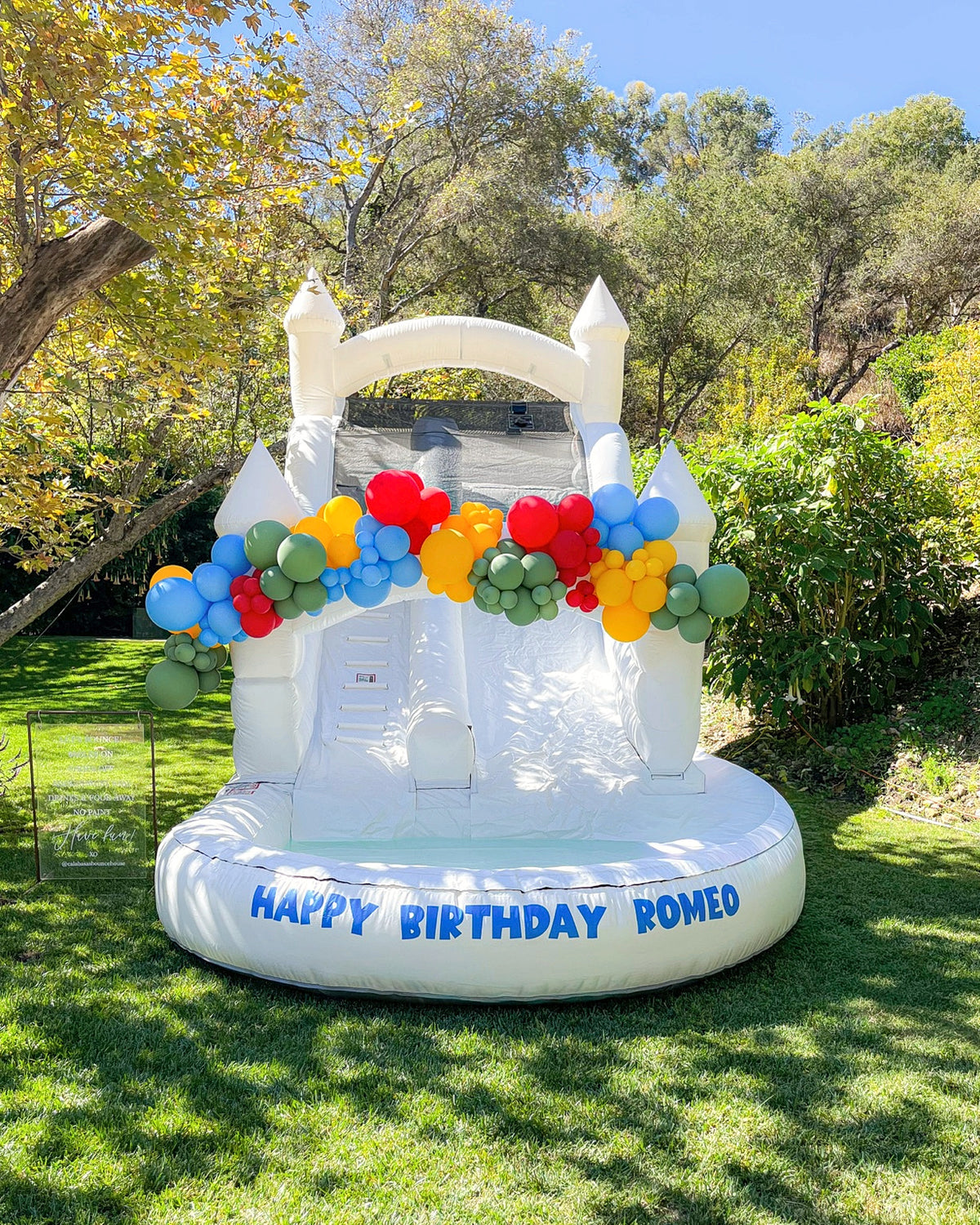 Ocean Slide Bounce House- Wet/Dry