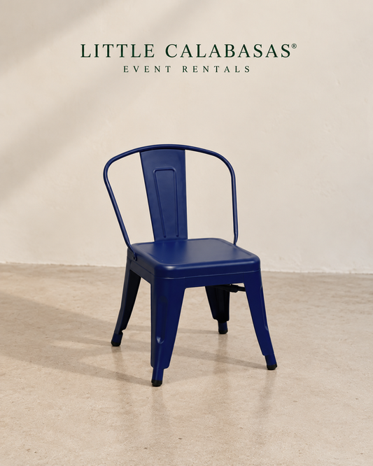 Navy Kids Kids Metal Chair - New!