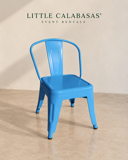 Blue Kids Metal Chair