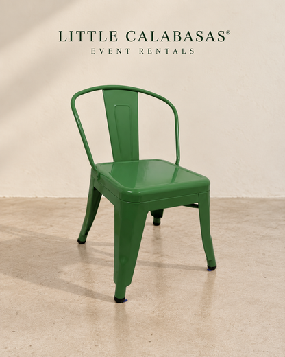 Green Kids Metal Chair